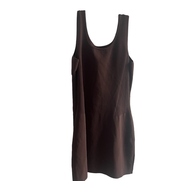 Lululemon Tight-Fit Knit Tank Dress in Java - Dark Brown Size XL New - Picture 4 of 11